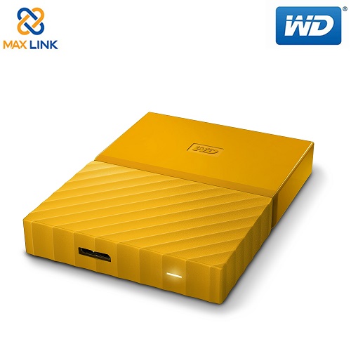 Ổ cứng WD My Passport - 2.5" USB 3.0 1TB (Portable Drives) Yellow WDBYNN0010BYL-WESN Ổ cứng WD My Passport - 2.5" USB 3.0 1TB (Portable Drives) Yellow WDBYNN0010BYL-WESN