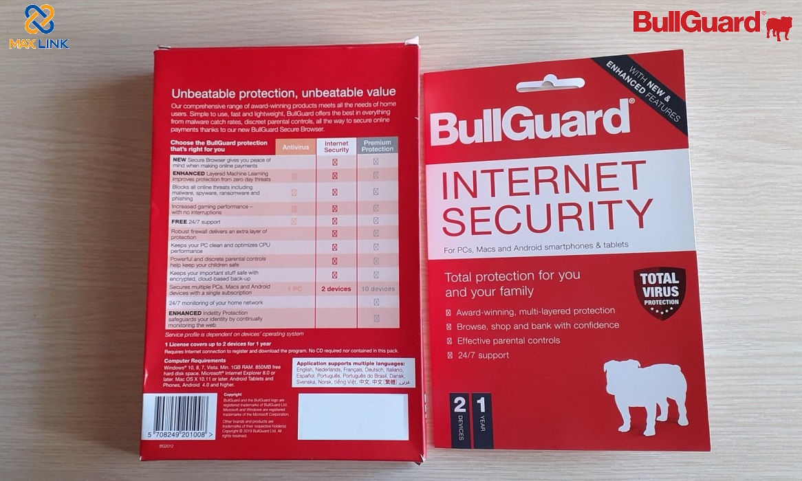 Phần mềm diệt virus BullGuard Internet Security Phần mềm diệt virus BullGuard Internet Security