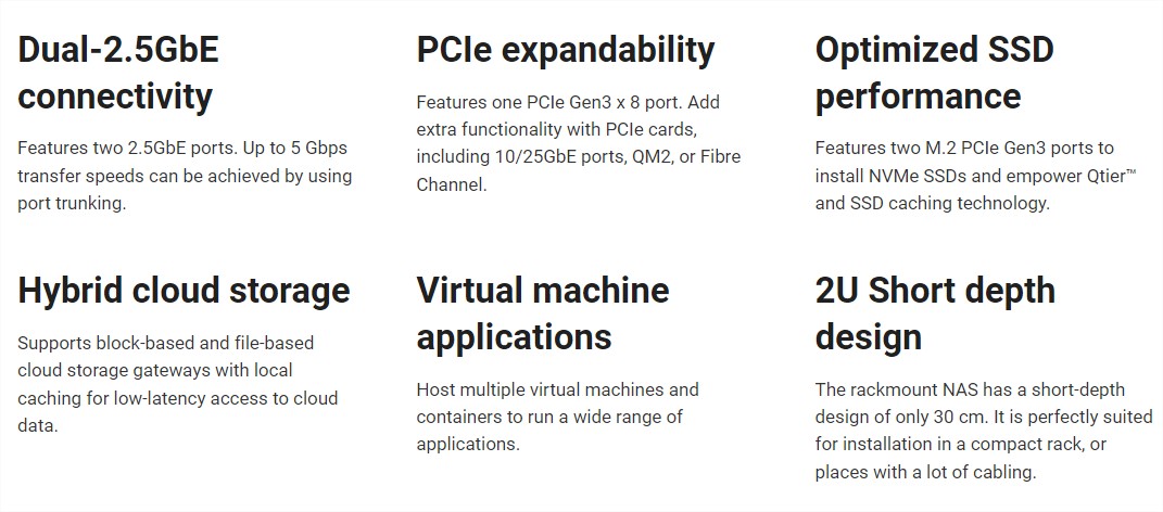 QNAP giới thiệu NAS 8 khay TS-873AeU Series 2U chiều sâu ngắn với Bộ xử lý AMD Ryzen ™ cho Hiệu suất ảo hóa tối ưu và các ứng dụng Đám mây kết hợp QNAP giới thiệu NAS 8 khay TS-873AeU Series 2U chiều sâu ngắn với Bộ xử lý AMD Ryzen ™ cho Hiệu suất ảo hóa tối ưu và các ứng dụng Đám mây kết hợp