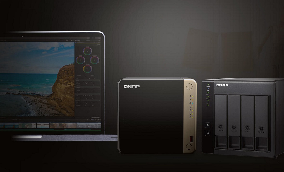 QNAP NAS cung cấp người bạn đồng hành hoàn hảo cho iPhone, iPad và máy Mac của bạn QNAP NAS cung cấp người bạn đồng hành hoàn hảo cho iPhone, iPad và máy Mac của bạn