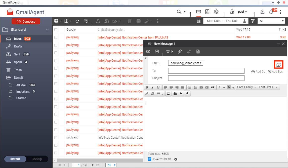 Cách thiết lập tài khoản email của bạn bằng QmailAgent trên NAS QNAP Cách thiết lập tài khoản email của bạn bằng QmailAgent trên NAS QNAP