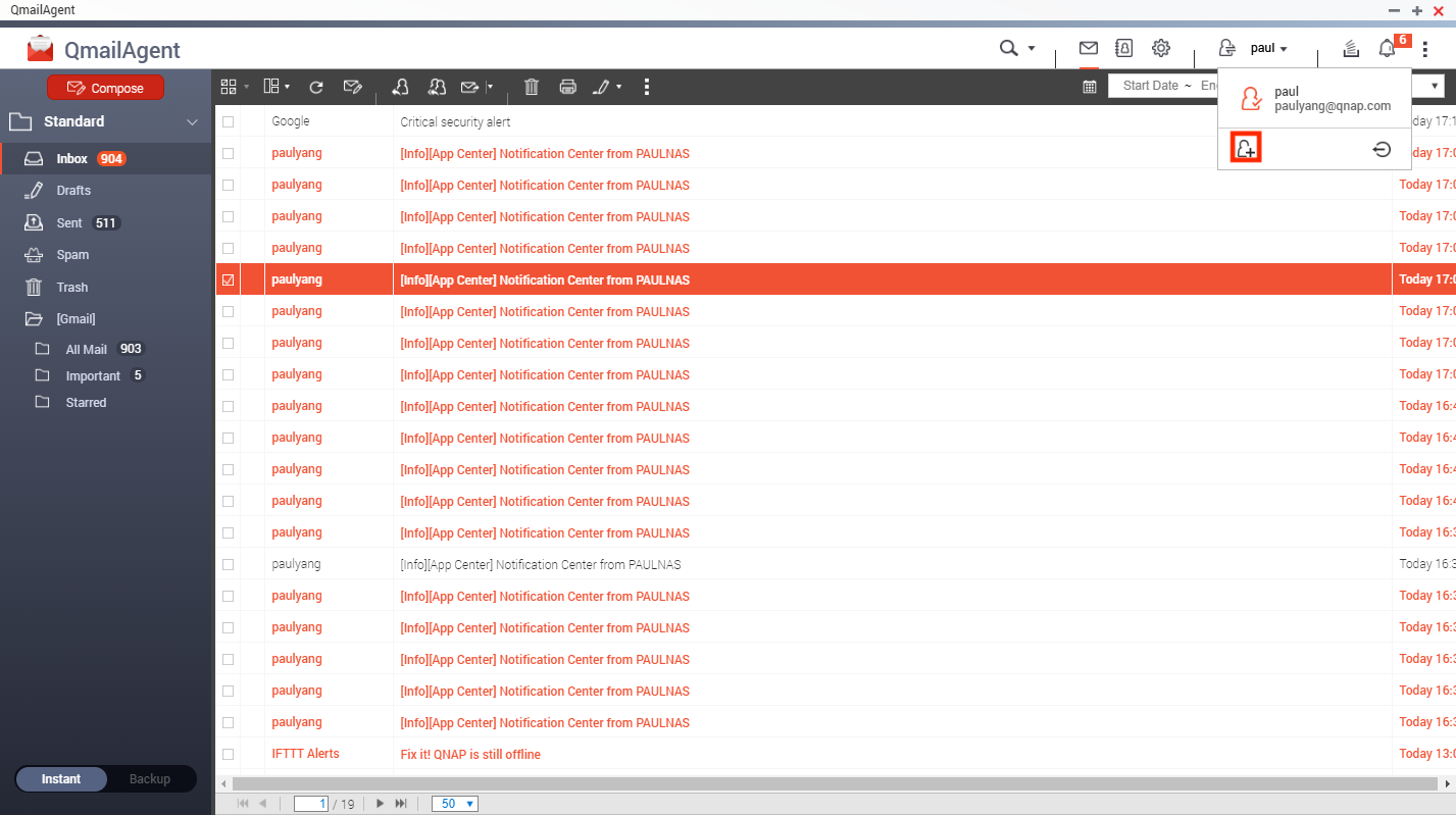 Cách thiết lập tài khoản email của bạn bằng QmailAgent trên NAS QNAP Cách thiết lập tài khoản email của bạn bằng QmailAgent trên NAS QNAP