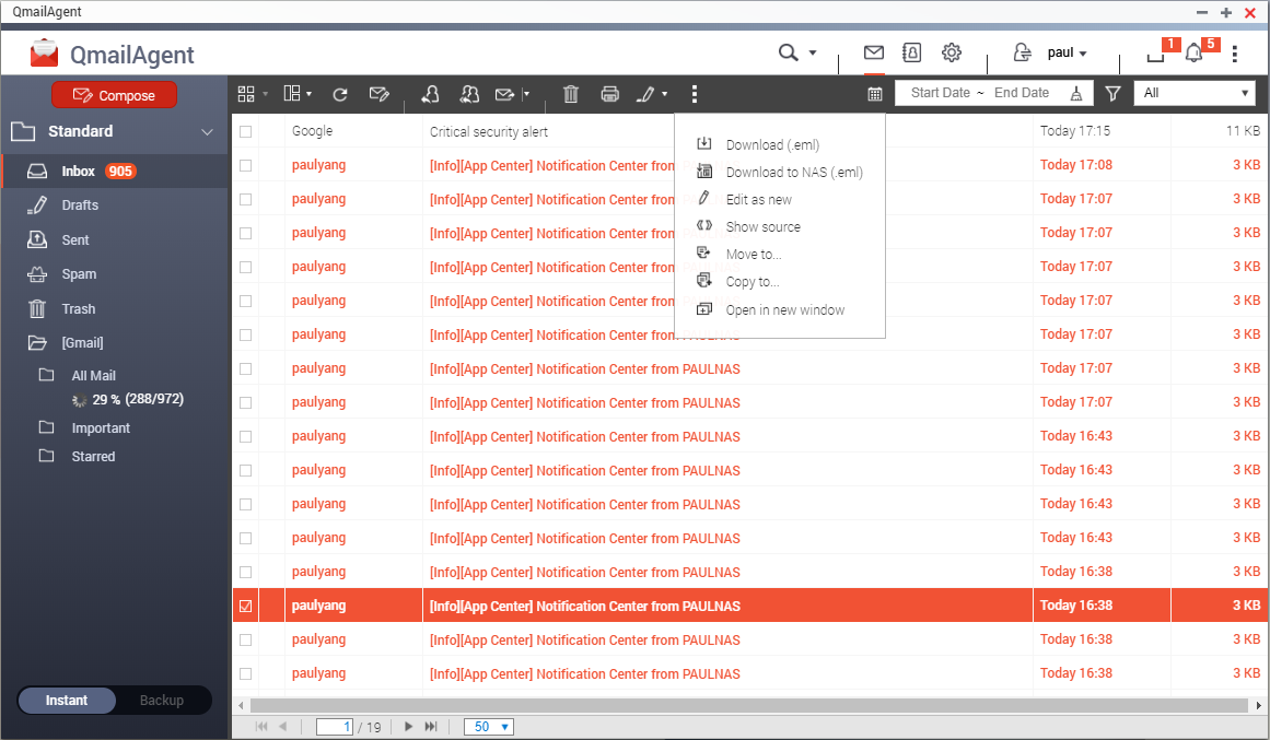 Cách thiết lập tài khoản email của bạn bằng QmailAgent trên NAS QNAP Cách thiết lập tài khoản email của bạn bằng QmailAgent trên NAS QNAP