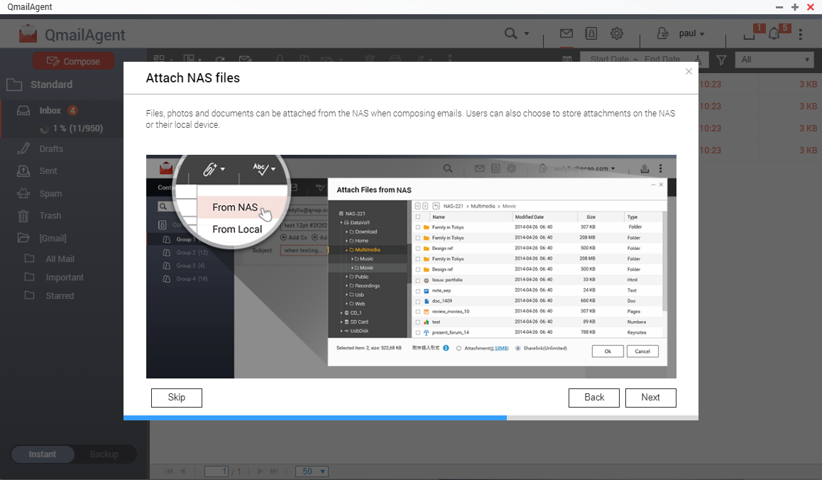 Cách thiết lập tài khoản email của bạn bằng QmailAgent trên NAS QNAP Cách thiết lập tài khoản email của bạn bằng QmailAgent trên NAS QNAP