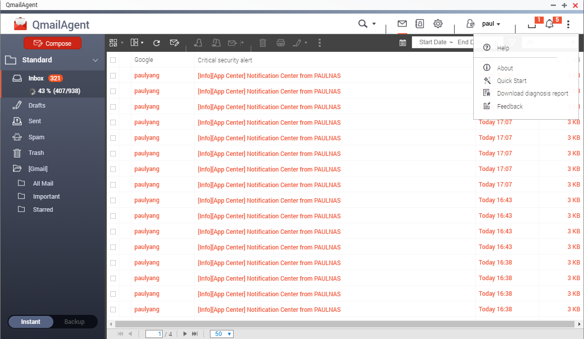 Cách thiết lập tài khoản email của bạn bằng QmailAgent trên NAS QNAP Cách thiết lập tài khoản email của bạn bằng QmailAgent trên NAS QNAP