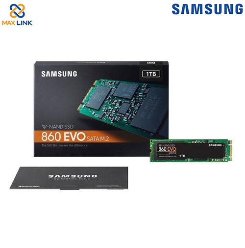 Ổ cứng SAMSUNG SSD 860EVO M2 2280 1TB MZ-N6E1T0BW Ổ cứng SAMSUNG SSD 860EVO M2 2280 1TB MZ-N6E1T0BW