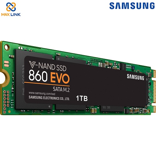 Ổ cứng SAMSUNG SSD 860EVO M2 2280 1TB MZ-N6E1T0BW Ổ cứng SAMSUNG SSD 860EVO M2 2280 1TB MZ-N6E1T0BW