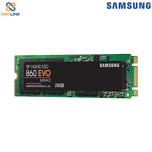 Ổ cứng SAMSUNG SSD 860EVO M2 2280 250GB MZ-N6E250BW Ổ cứng SAMSUNG SSD 860EVO M2 2280 250GB MZ-N6E250BW