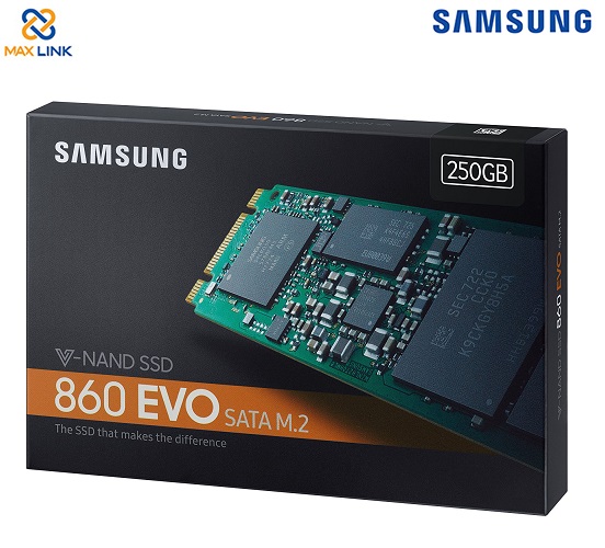 Ổ cứng SAMSUNG SSD 860EVO M2 2280 250GB MZ-N6E250BW Ổ cứng SAMSUNG SSD 860EVO M2 2280 250GB MZ-N6E250BW