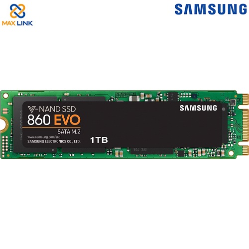 Ổ cứng SAMSUNG SSD 860EVO M2 2280 1TB MZ-N6E1T0BW Ổ cứng SAMSUNG SSD 860EVO M2 2280 1TB MZ-N6E1T0BW