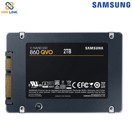 Ổ cứng SAMSUNG SSD 860QVO SATA III 2TB MZ-76Q2T0BW Ổ cứng SAMSUNG SSD 860QVO SATA III 2TB MZ-76Q2T0BW