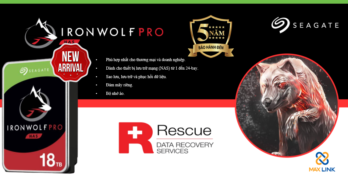 Seagate nâng cấp dung lượng dòng ổ cứng IronWolf Pro 18TB, Exos 18TB Seagate nâng cấp dung lượng dòng ổ cứng IronWolf Pro 18TB, Exos 18TB