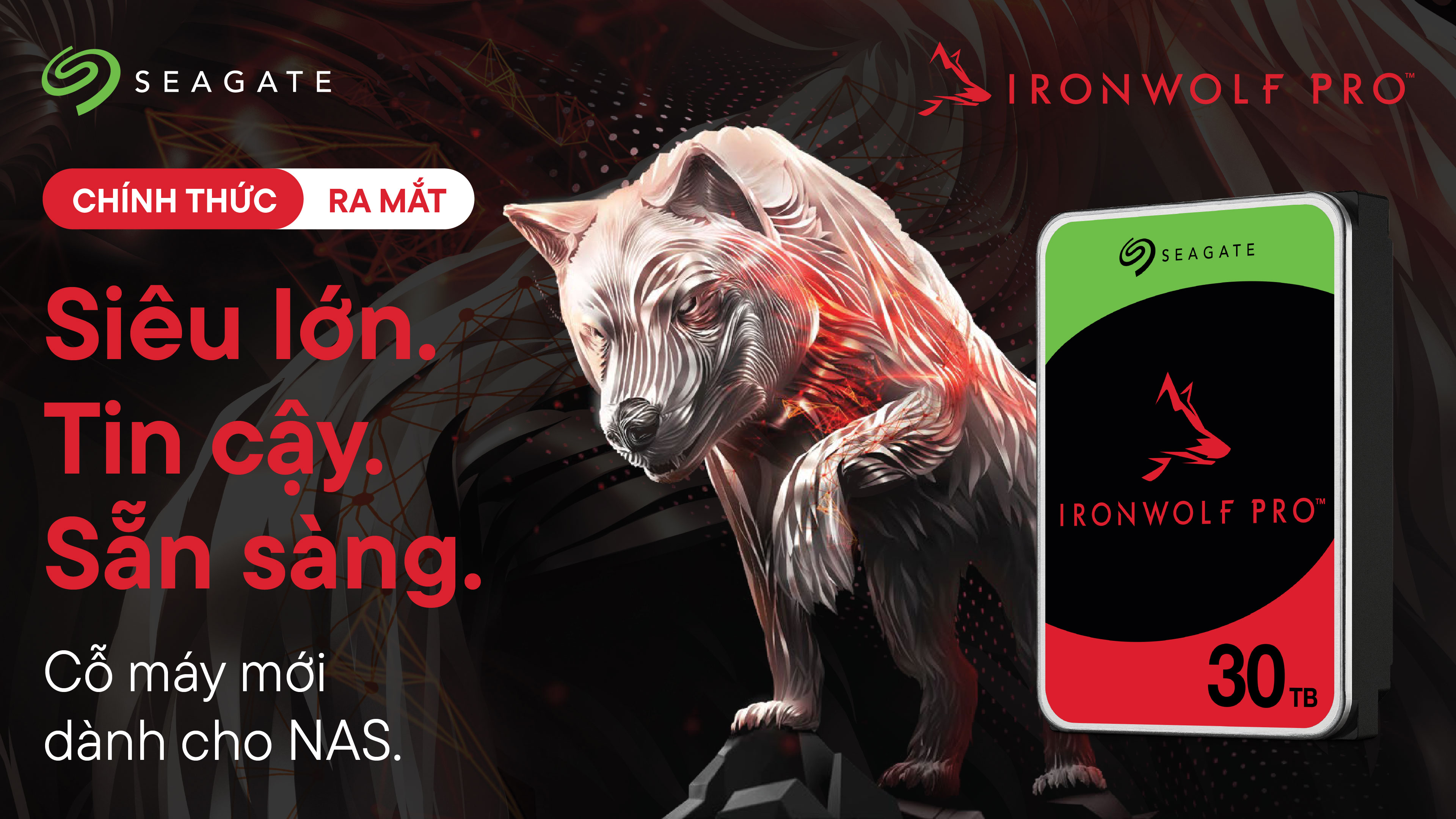 Seagate Cho Ra Mắt Ổ Cứng IronWolf Pro 30TB Seagate Cho Ra Mắt Ổ Cứng IronWolf Pro 30TB