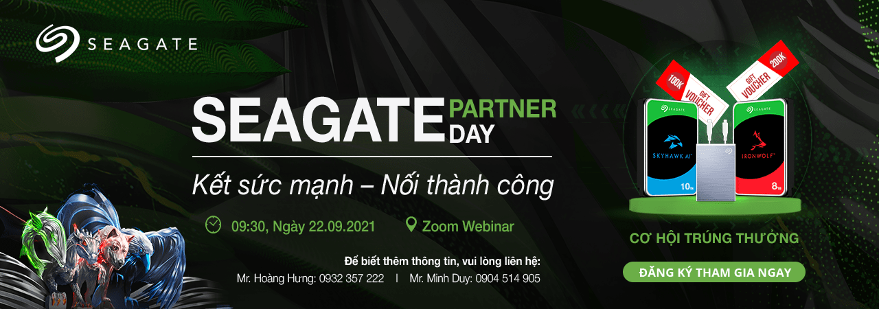 SEAGATE PARTNER DAY Kết sức mạnh - Nối thành công SEAGATE PARTNER DAY Kết sức mạnh - Nối thành công