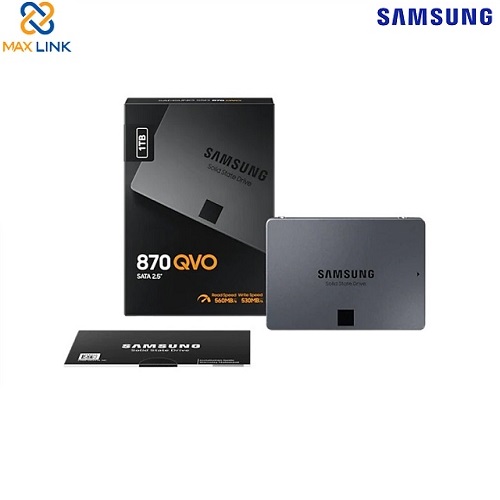 Ổ cứng SSD Samsung 870 Qvo 1Tb SATA3 MZ-77Q1T0BW Ổ cứng SSD Samsung 870 Qvo 1Tb SATA3 MZ-77Q1T0BW