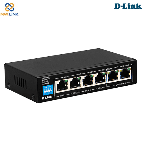 Switch 6 cổng DES-F1006P Switch 6 cổng DES-F1006P