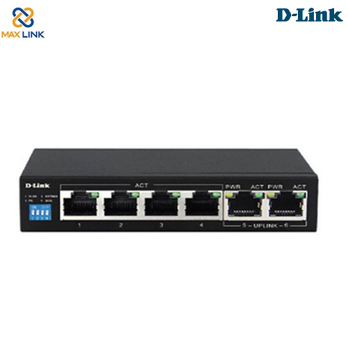 Switch POE 6 cổng DES-F1006P Switch POE 6 cổng DES-F1006P