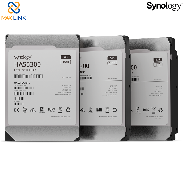 Synology ra mắt ổ cứng doanh nghiệp HAS5300 SAS Synology ra mắt ổ cứng doanh nghiệp HAS5300 SAS