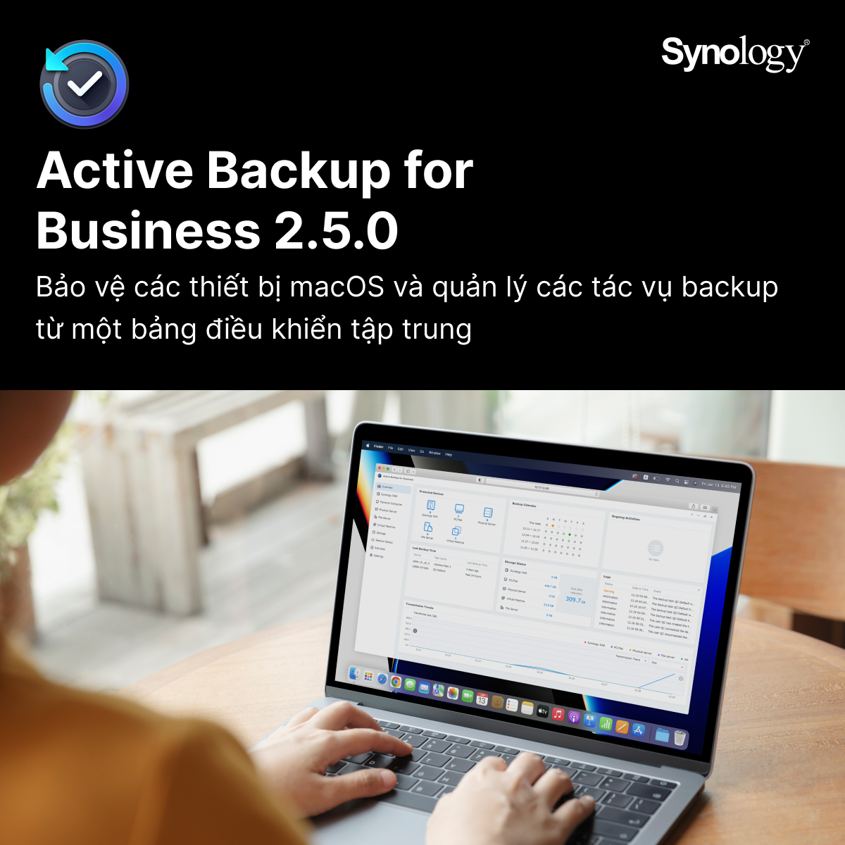 Synology tung ra phiên bản mới nhất ứng dụng Active Backup for Business 2.5.0 Synology tung ra phiên bản mới nhất ứng dụng Active Backup for Business 2.5.0