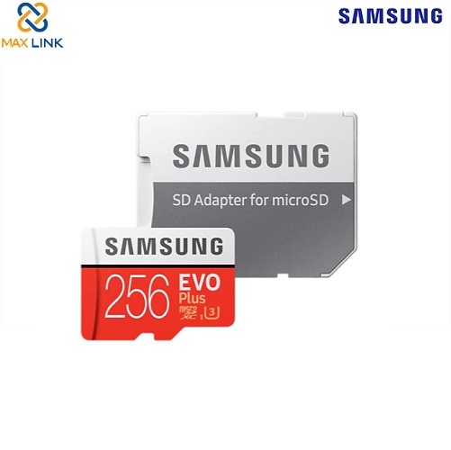 Thẻ nhớ MicroSD Samsung Evo plus - 256GB MB-MC256HA/APC Thẻ nhớ MicroSD Samsung Evo plus - 256GB MB-MC256HA/APC