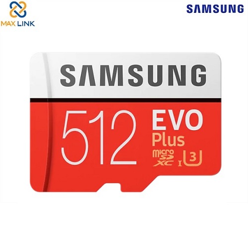 Thẻ nhớ MicroSD Samsung Evo plus - 512GB MB-MC512HA/APC Thẻ nhớ MicroSD Samsung Evo plus - 512GB MB-MC512HA/APC