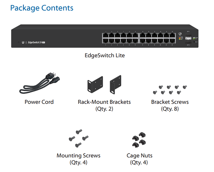 Thiết bị chuyển mạch EdgeSwitch 24 Lite Thiết bị chuyển mạch EdgeSwitch 24 Lite