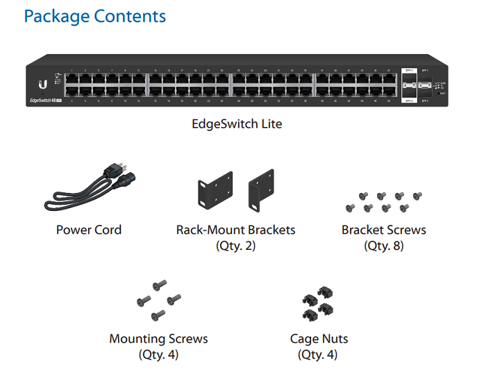 Thiết bị chuyển mạch EdgeSwitch 48 Lite Thiết bị chuyển mạch EdgeSwitch 48 Lite