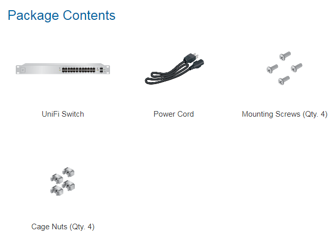 Thiết bị chuyển mạch - UniFi Switch 24-Port 250W-500W Thiết bị chuyển mạch - UniFi Switch 24-Port 250W-500W