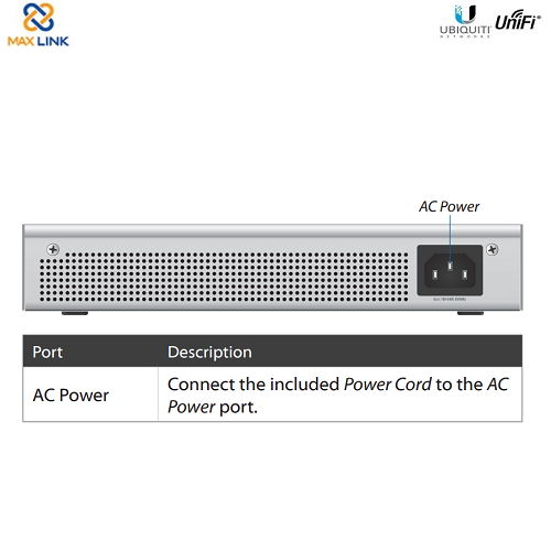 Thiết bị chuyển mạch UniFi Switch US-8-150W Thiết bị chuyển mạch UniFi Switch US-8-150W