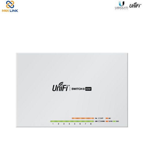 Thiết bị chuyển mạch UniFi Switch US-8-60W Thiết bị chuyển mạch UniFi Switch US-8-60W