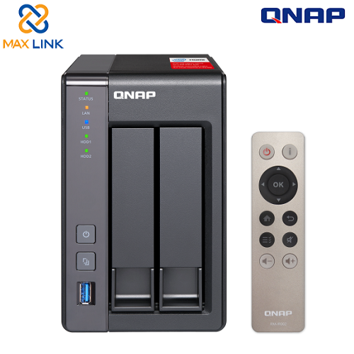 Thiết bị lưu trữ mạng NAS Qnap TS-251+-8G Thiết bị lưu trữ mạng NAS Qnap TS-251+-8G