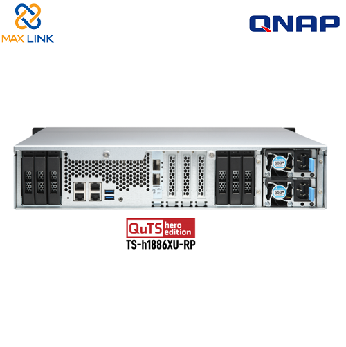 Thiết bị lưu trữ mạng NAS Qnap TS-h1886XU-RP-D1622-32G
