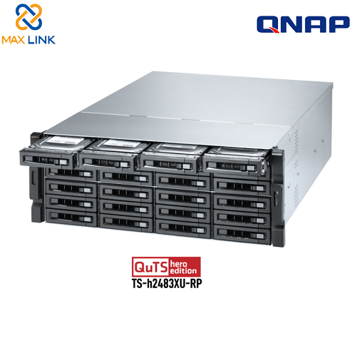 Thiết bị lưu trữ mạng NAS Qnap TS-h2483XU-RP-E2236-128G Thiết bị lưu trữ mạng NAS Qnap TS-h2483XU-RP-E2236-128G