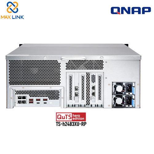 Thiết bị lưu trữ mạng NAS Qnap TS-h2483XU-RP-E2236-128G Thiết bị lưu trữ mạng NAS Qnap TS-h2483XU-RP-E2236-128G
