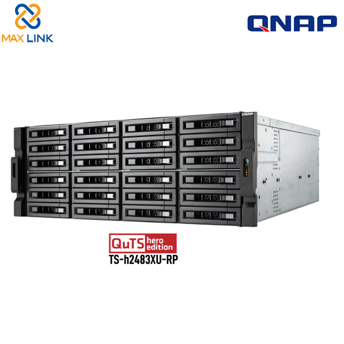 Thiết bị lưu trữ mạng NAS Qnap TS-h2483XU-RP-E2236-128G Thiết bị lưu trữ mạng NAS Qnap TS-h2483XU-RP-E2236-128G