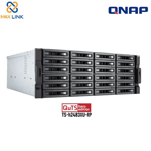Thiết bị lưu trữ mạng NAS Qnap TS-h2483XU-RP-E2236-128G Thiết bị lưu trữ mạng NAS Qnap TS-h2483XU-RP-E2236-128G