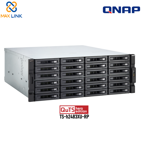 Thiết bị lưu trữ mạng NAS Qnap TS-h2483XU-RP-E2236-128G Thiết bị lưu trữ mạng NAS Qnap TS-h2483XU-RP-E2236-128G