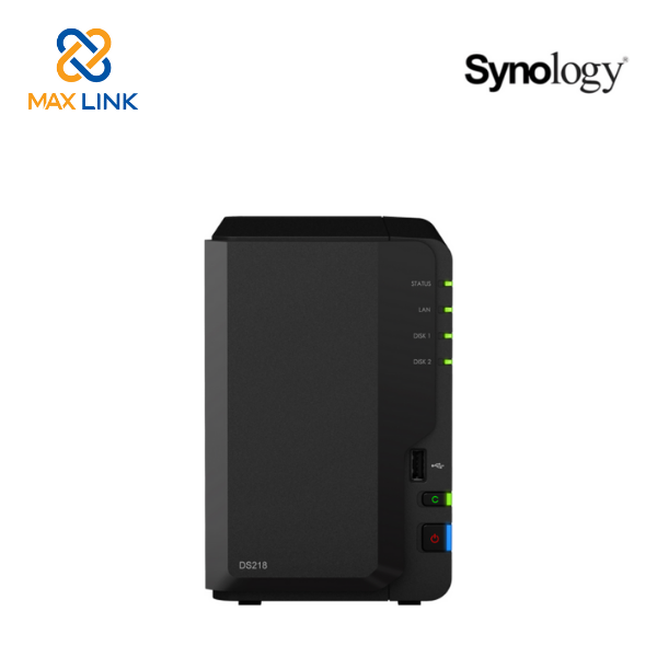 Thiết bị lưu trữ mạng NAS Synology DS218 Thiết bị lưu trữ mạng NAS Synology DS218