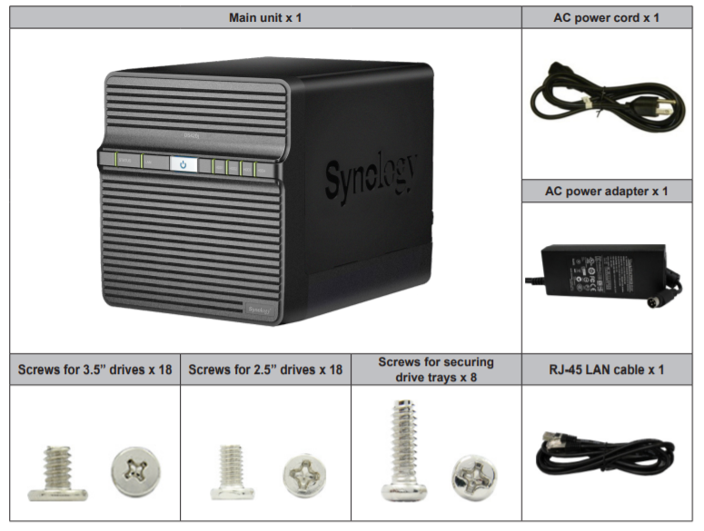 Thiết bị lưu trữ mạng NAS Synology DS420J Thiết bị lưu trữ mạng NAS Synology DS420J