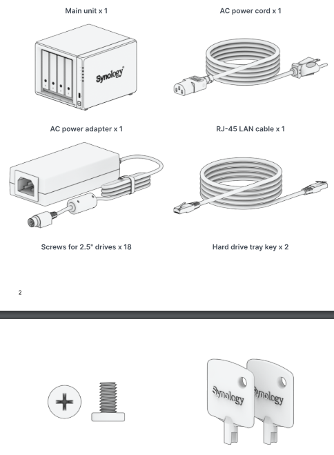 Thiết bị lưu trữ mạng NAS Synology DS423+ Thiết bị lưu trữ mạng NAS Synology DS423+