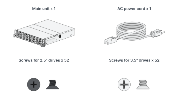 Thiết bị lưu trữ mạng NAS Synology RS2423+ Thiết bị lưu trữ mạng NAS Synology RS2423+