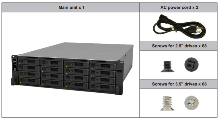 Thiết bị lưu trữ mạng NAS Synology RS4021xs+ Thiết bị lưu trữ mạng NAS Synology RS4021xs+