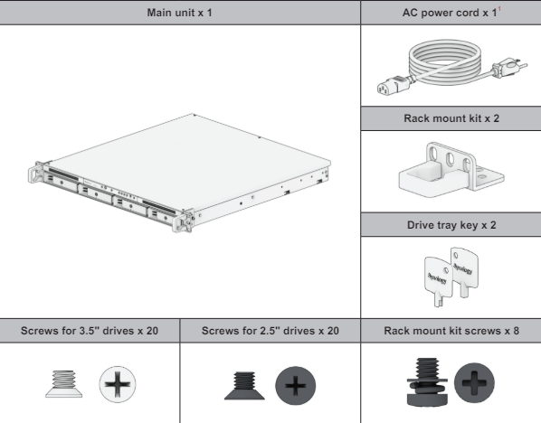 Thiết bị lưu trữ mạng NAS Synology RS822+ Thiết bị lưu trữ mạng NAS Synology RS822+