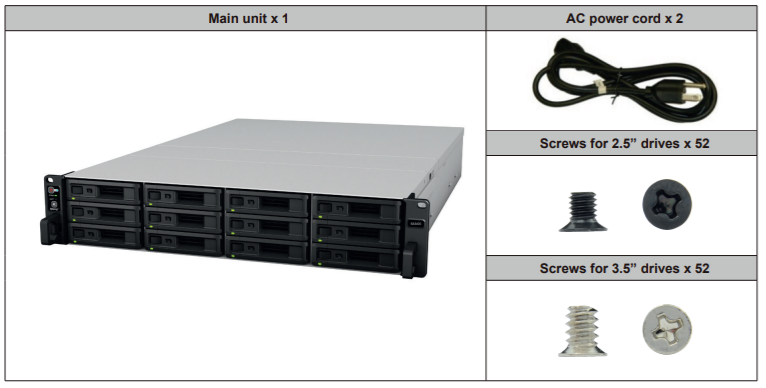 Thiết bị lưu trữ mạng NAS Synology SA3400 Thiết bị lưu trữ mạng NAS Synology SA3400