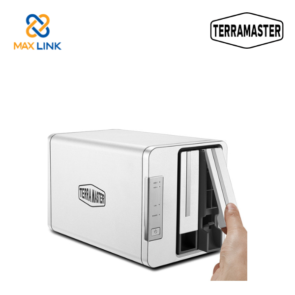 Thiết bị lưu trữ mạng NAS TERRAMASTER F2-210 Thiết bị lưu trữ mạng NAS TERRAMASTER F2-210