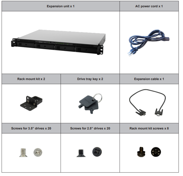 Thiết bị mở rộng NAS Synology RX418 Thiết bị mở rộng NAS Synology RX418