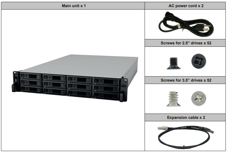 Thiết bị mở rộng NAS Synology RXD1219sas Thiết bị mở rộng NAS Synology RXD1219sas