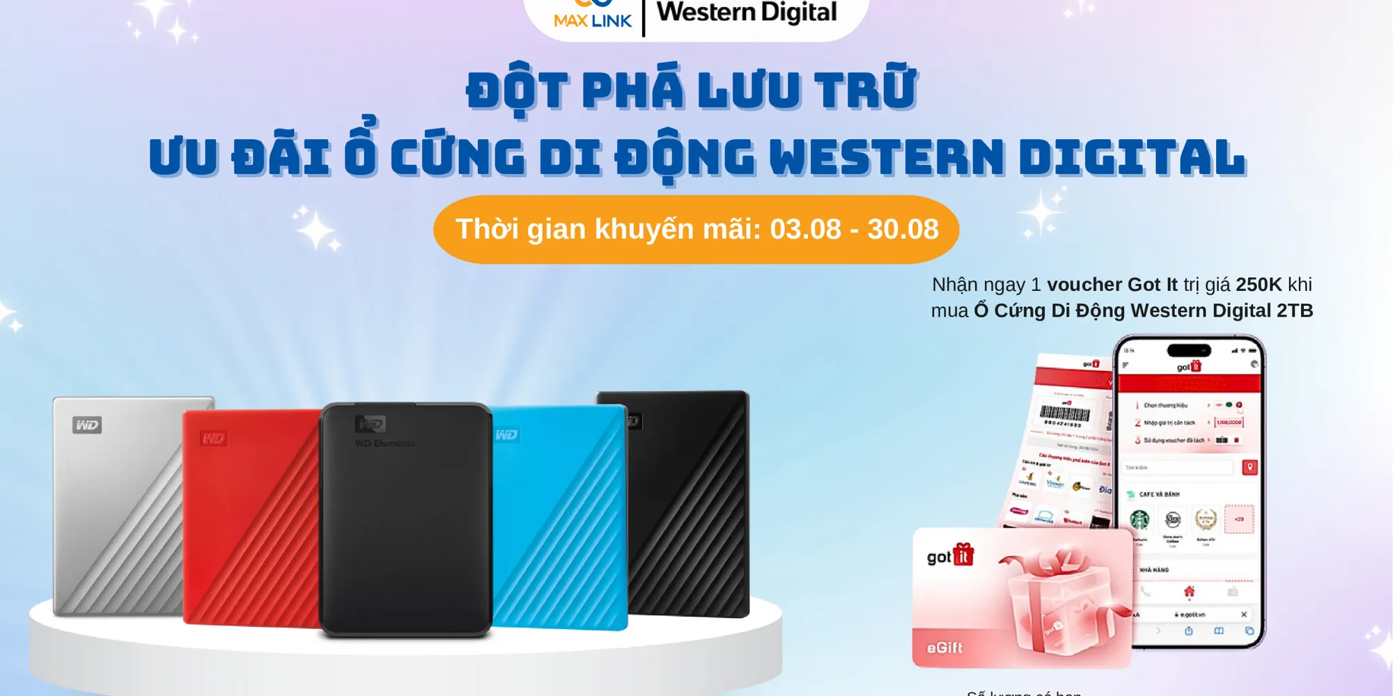 Đột Phá Lưu Trữ - Ưu Đãi Ổ Cứng Di Động Western Digital