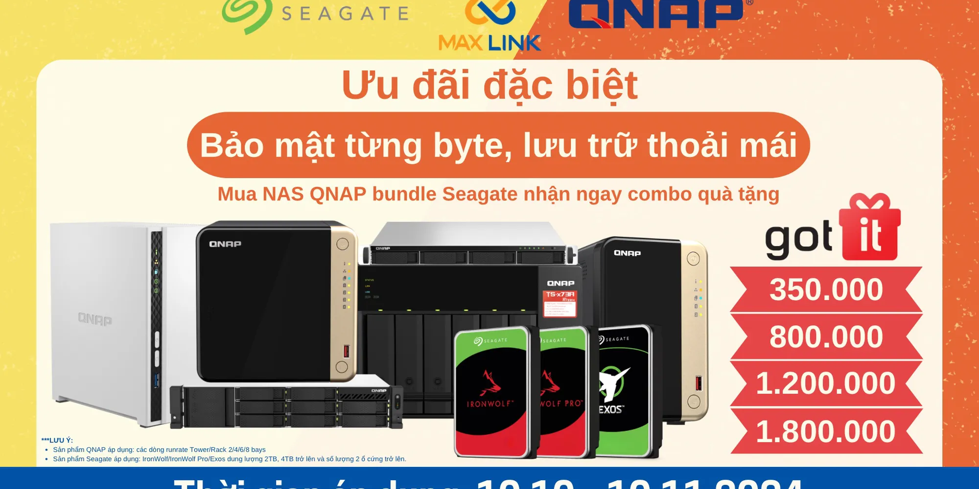 Bảo mật từng byte, lưu trữ thoải mái