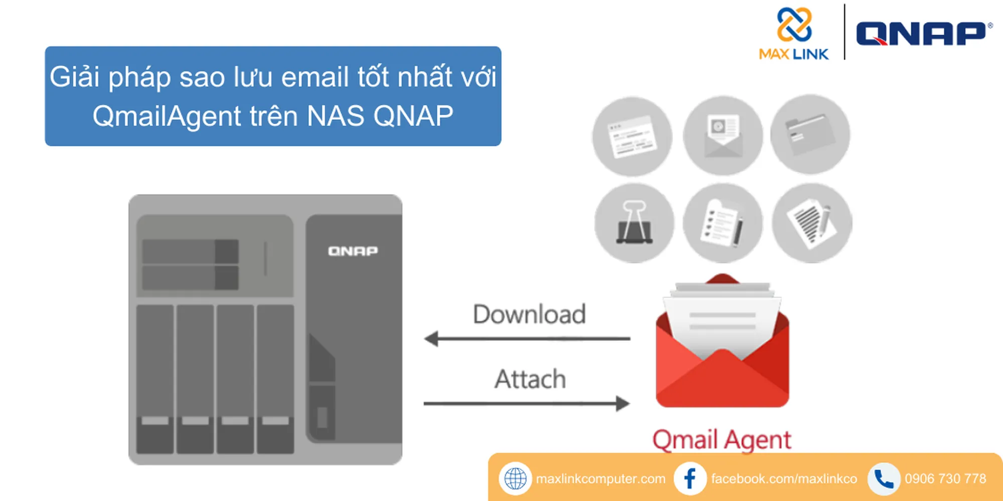 Giải pháp sao lưu email tốt nhất với QmailAgent trên NAS QNAP